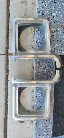 73-78 Chevy Square Body Headlight Bezel OEM Metal