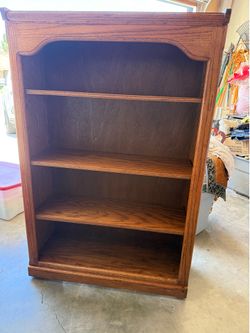 Vintage oak bookcase