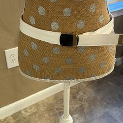 Vanguard Cert No V-21-N White NAVY Belt W/Brass Buckle 39”