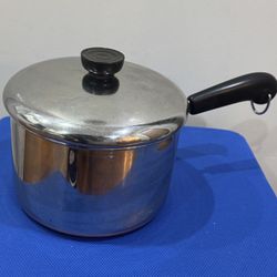 Revere Ware Stainless 3 Quart Sauce Pan