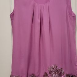 Talbots Sequin Top size 8 good condition 