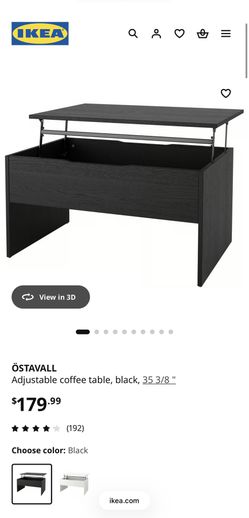 IKEA Extendable Pop Out Coffee Table