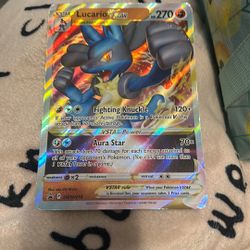 Lucario Vstar Jumbo Card