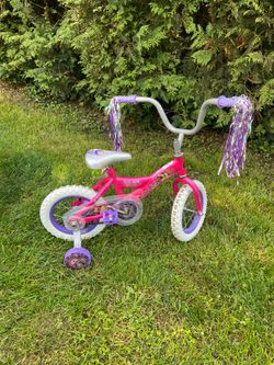 Like New 12" Girls Bike with Training Wheels