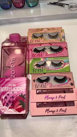 New Makeup Lot: Ioni Lashes, Beauty Creations Sponges & Lip Plumpers