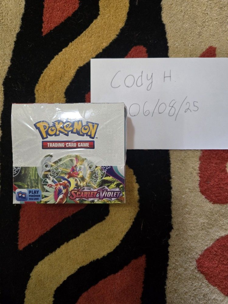 FACTORY SEALED pokemon Scarlet & Violet base set booster box