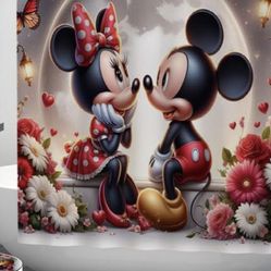 Mickey And Minnie Set De Bańo