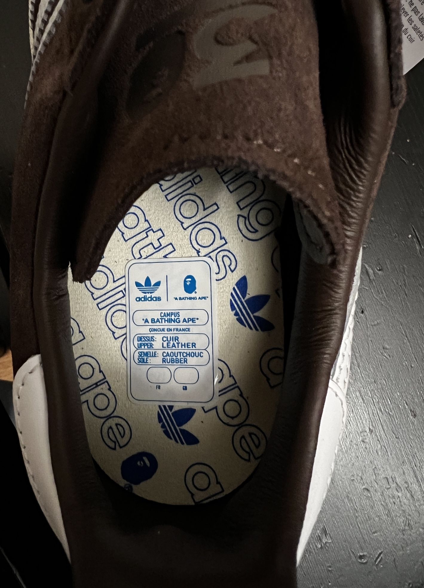 adidas gazelle silver green womens Adidas x BAPE Campus 80s Suede Sneakers 30th Anniversary Brown IF3379 – MAC  AND LOU main image 1