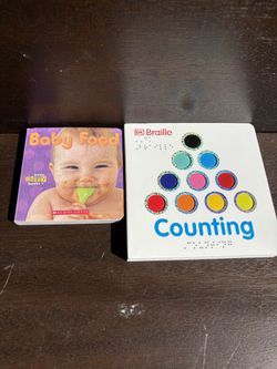 Two kids/Toddlers braille books