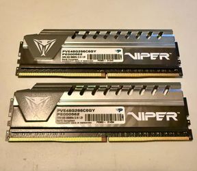 Patriot Viper 16GB (2x8GB) DDR4 2666MHz CL16 Desktop RAM Memory Kit