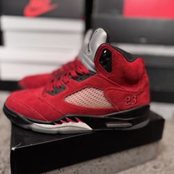 AirJordan 5 Retro Raging Bull Red