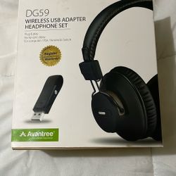 DG59 Wireless USB Adapter Headphone Set