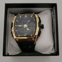 Activa Venzis × Invicta Digital Men's Watch 50mm ACW8131 - 005 Black & Gold NWT