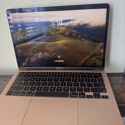 2020 MacBook Air Rose Gold 13in 8G Ram i3