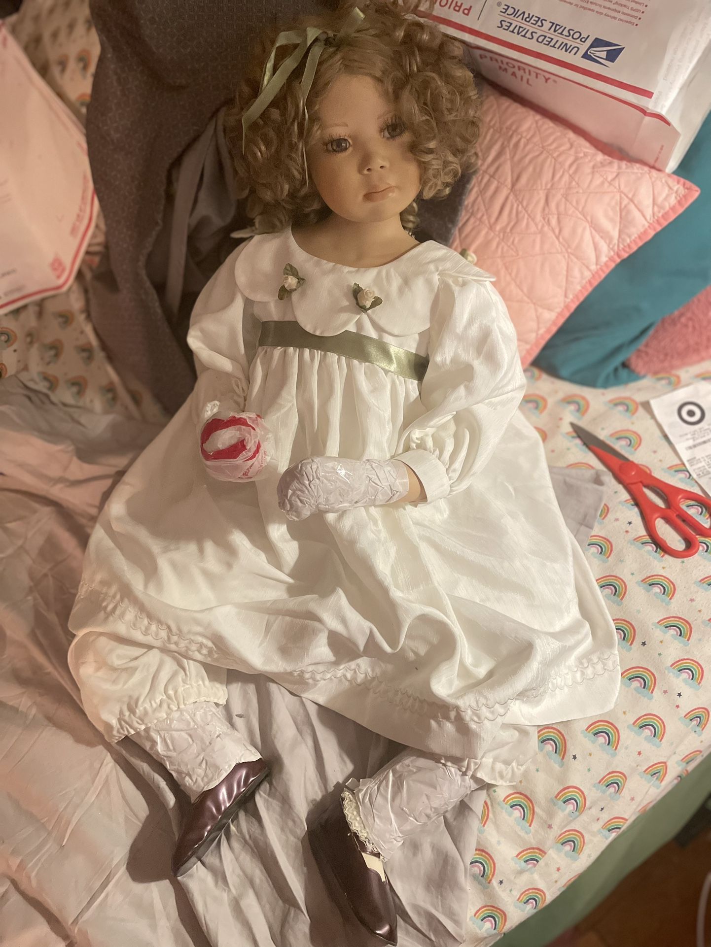 Life Sized Porcelain Collectors Doll