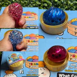 Mini glitter dumplings with Orbees