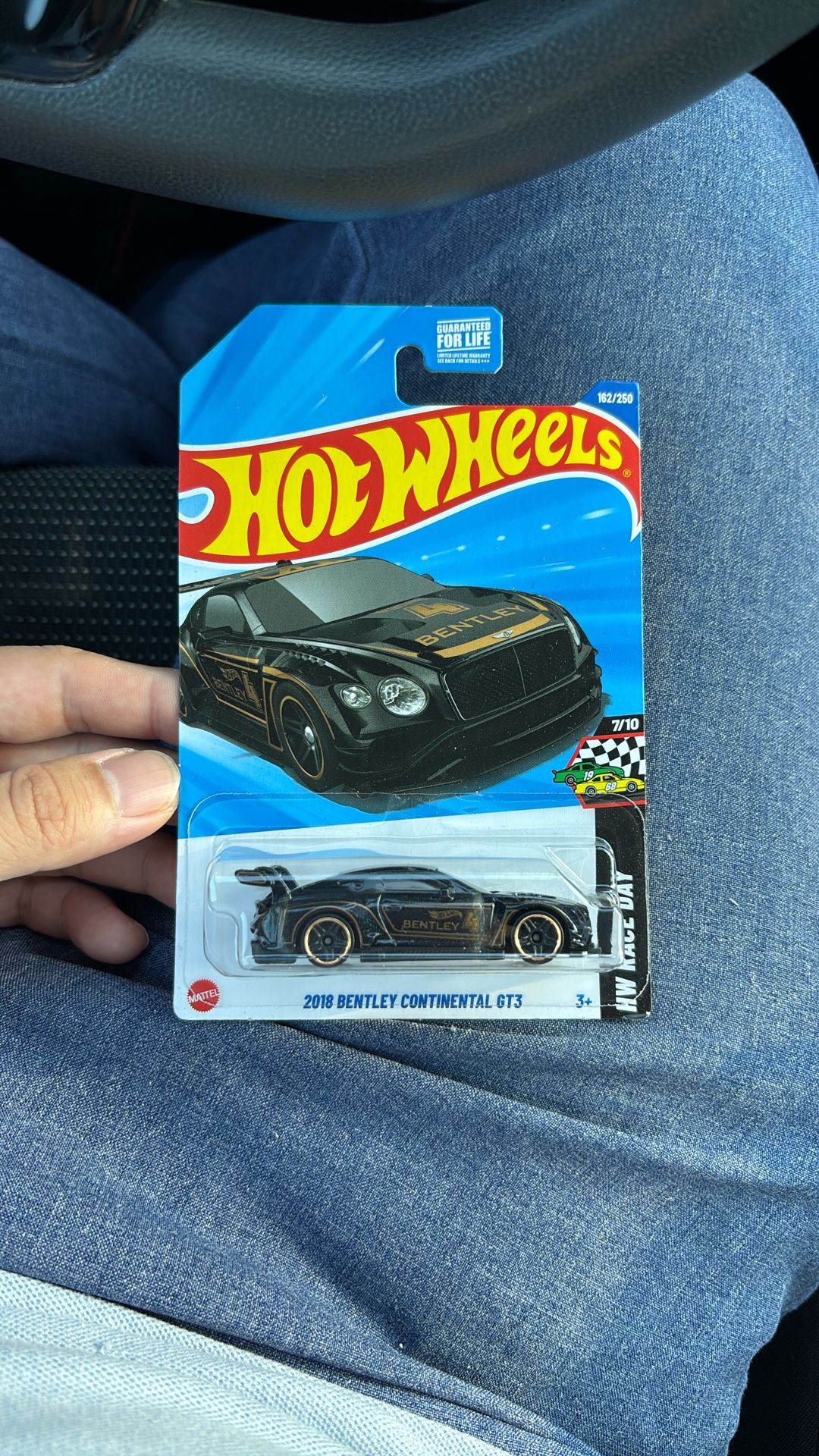 IN HAND 2025 HOT WHEELS case g 2018 BENTLEY CONTINENTAL GT3 mainline BLACK race