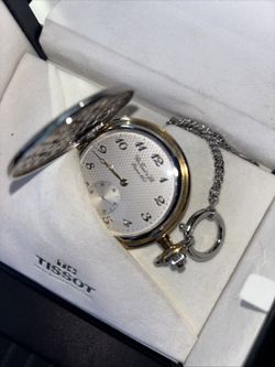 Tissot &fils Depuis 1853 Pocket Watch With Box And Papers