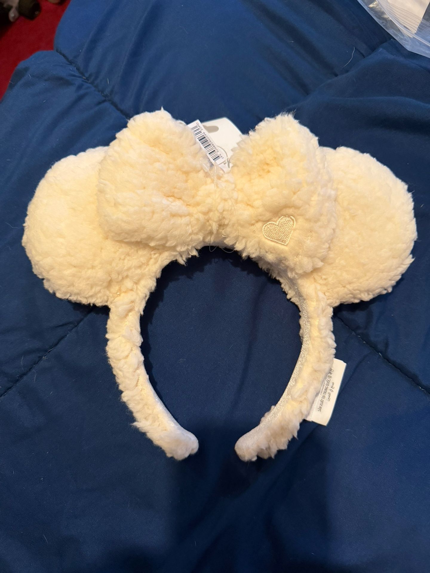 Minnie Mouse Plush Ear Headband - Sherpa