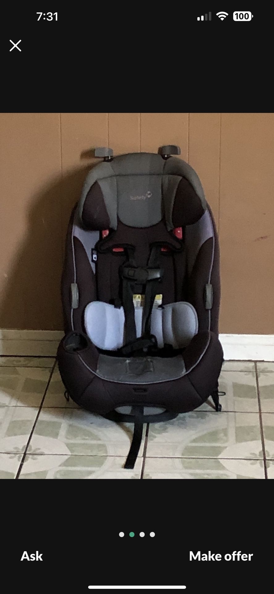 SAFETY 1ST CONVERTIBLE CAR SEAT!!!!