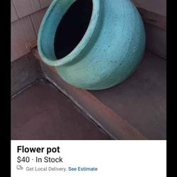 Beautiful Tilted Flower Pot