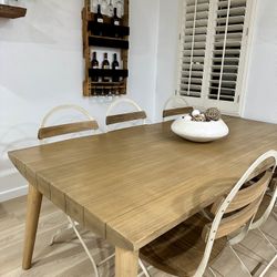 Magnolia By Joanna Gaines Wood Table With 6 Chairs