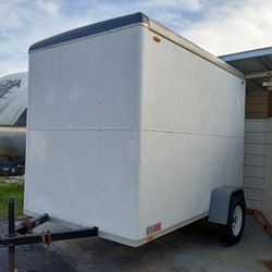 Wells Cargo 6 X 10 X 7 Enclosed Tallboy Cargo Trailer 