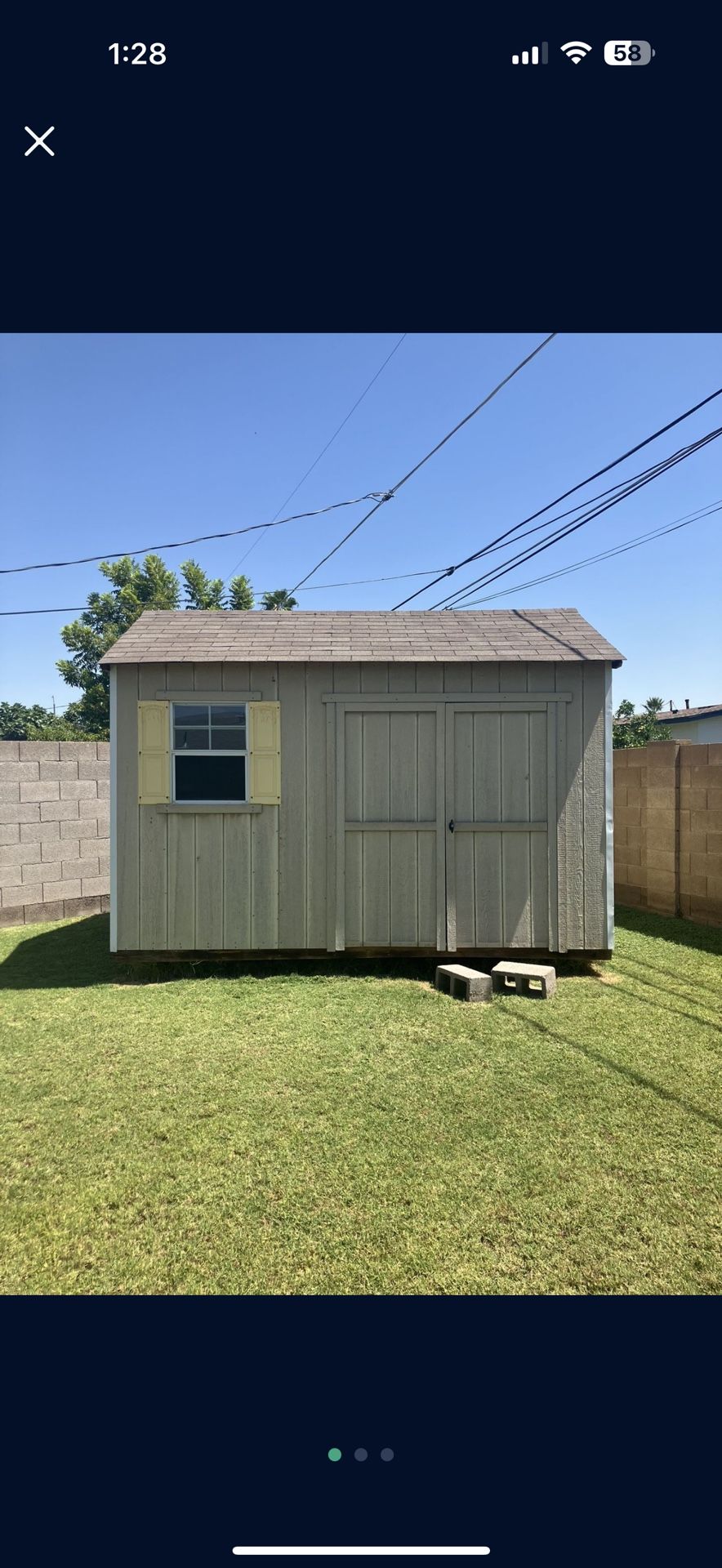 12' By 8' Shed 