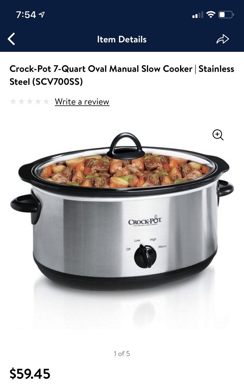 Crock-pot 7 qt