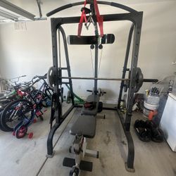 Squat Rack And Weights