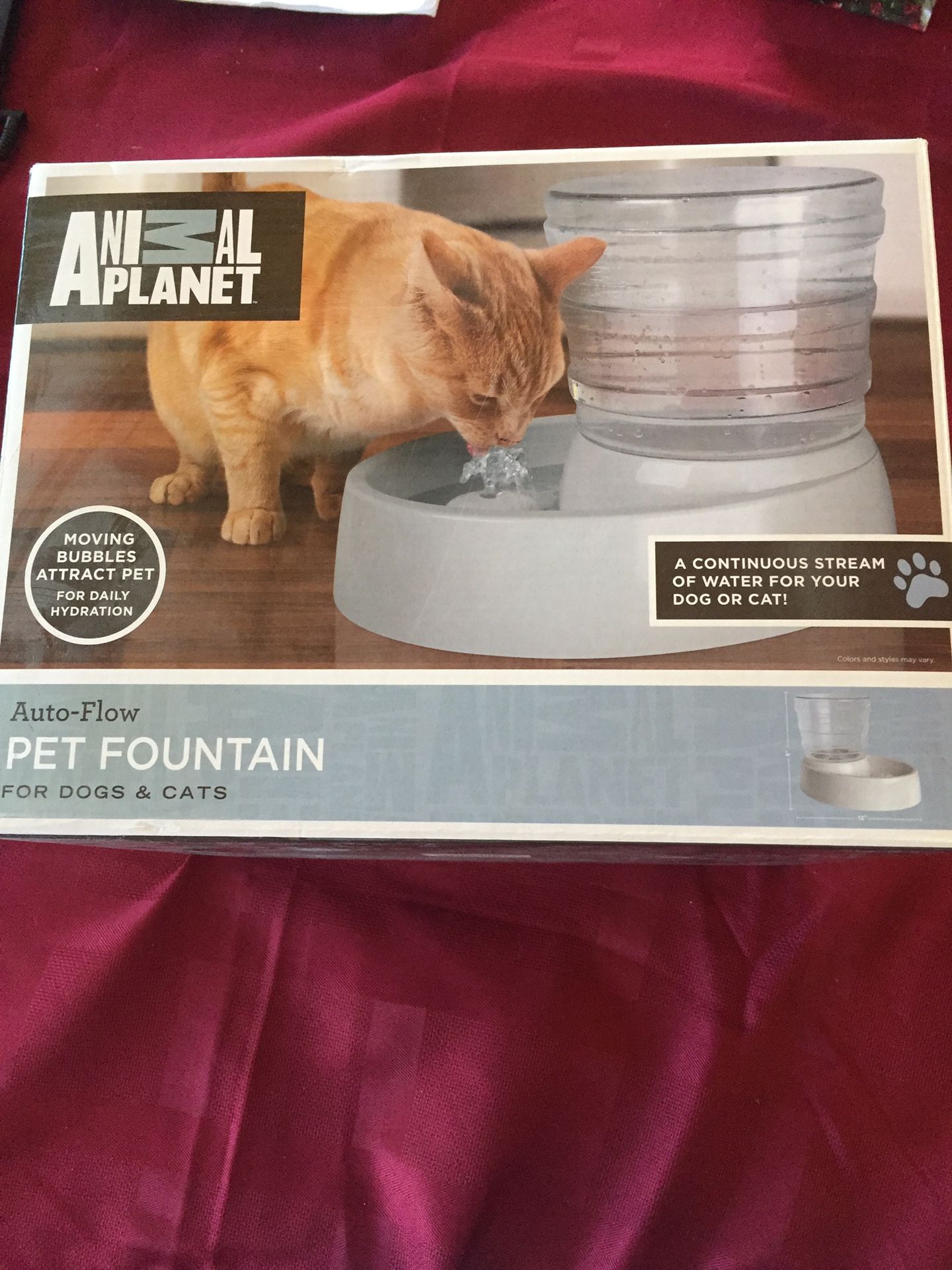 Animal Planet Auto Flow Pet Fountain BNIB