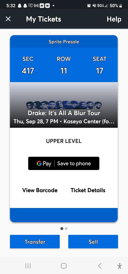 Drake Tickets 