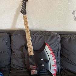 Glen Burton Axe Guitar