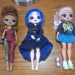Three 2019 LOL Surprise OMG 9" Dolls 