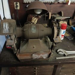 Sunlight Motors Antique Bench Grinder