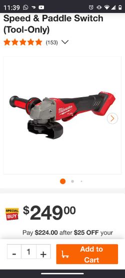 MILWAUKEE ANGLE GRINDER
