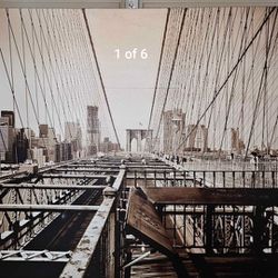 Picture-Brooklyn Bridge, 60"W x 2"D x 40"H