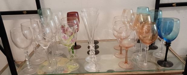 Mixed Stemware Wine Glass Collection