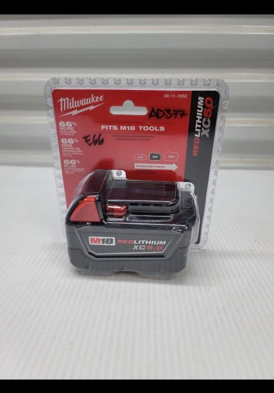 Milwaukee M18 5.0 ah battery batería