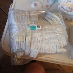 Half A Pack Of Diapers Size 2