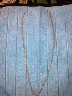 Silver 24 inch Italian mariner link