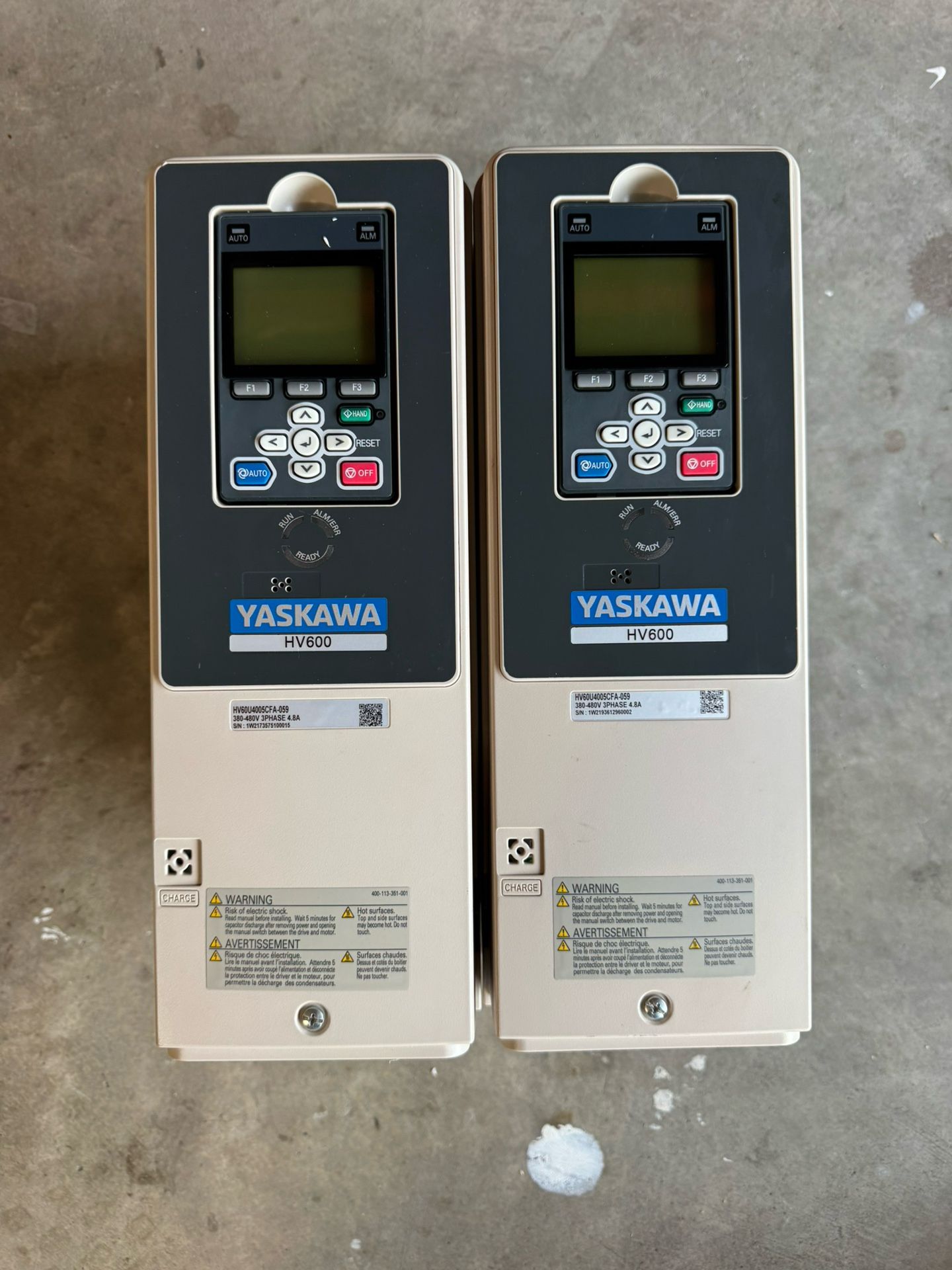 Yaskawa HV600 480V 3 HP