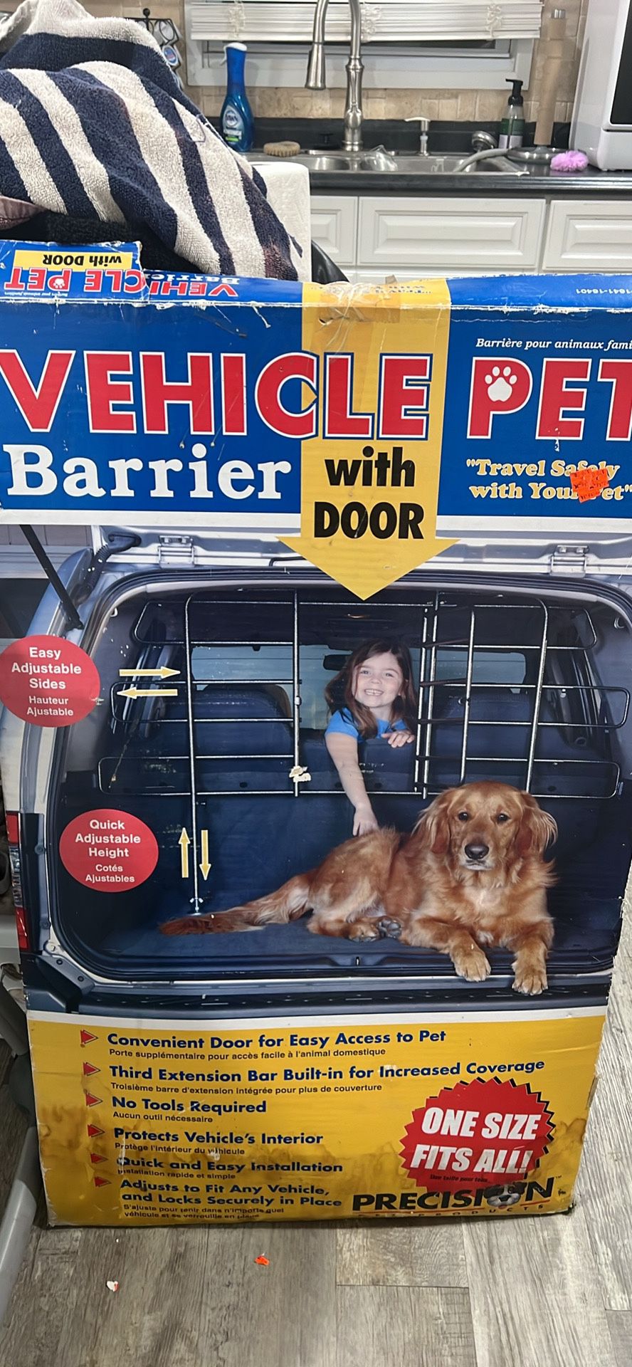 Pet Barrier With Door For SUV