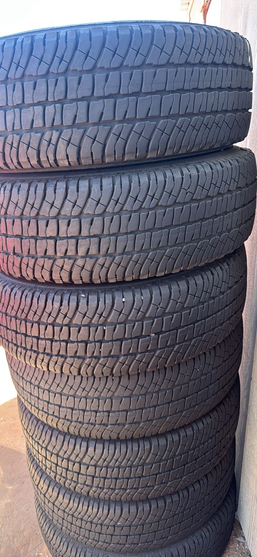 6 Tires 245 75 17 Michelin