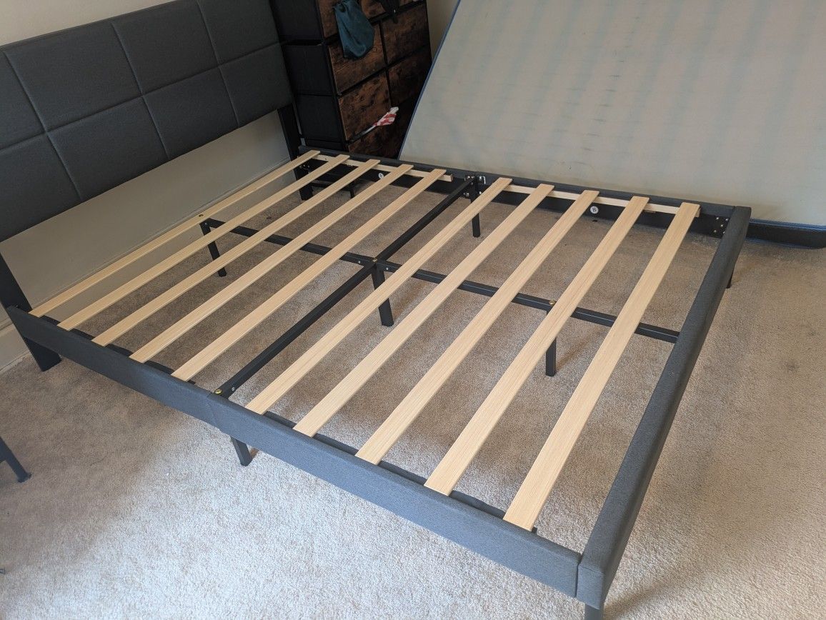 Bed Frame With Head Board