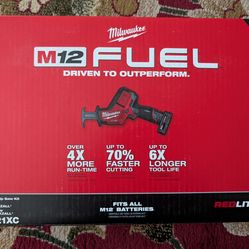 Milwaukee
M12 FUEL 12V Lithium-Ion Brushless Cordless HACKZALL Reciprocating Saw Kit w/ One 4.0Ah Batteries Charger & Tool Bag