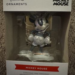 Mickey Mouse Silver Ornament $5 