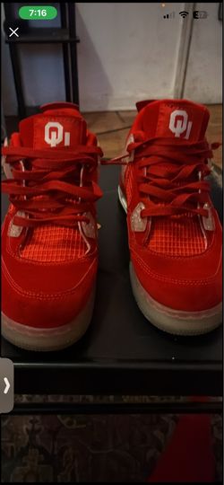 Jordan 4 OU Red Sneakers US 8