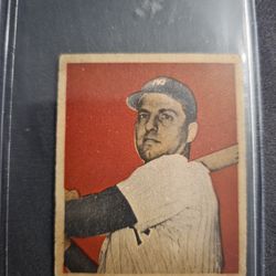 1949 Bowman #69 Tommy Henrich baseball card. 