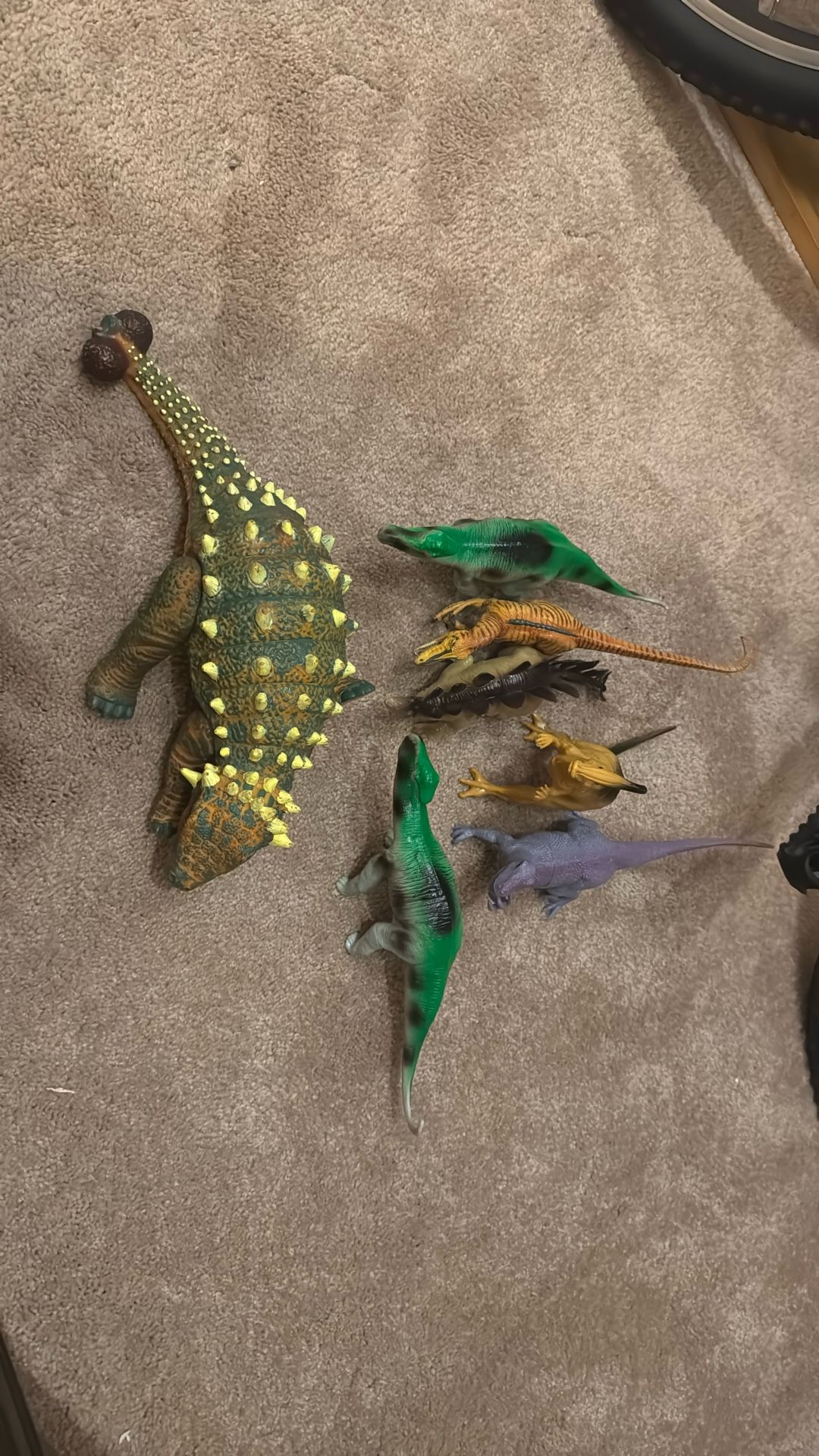 Toy dinosaurs